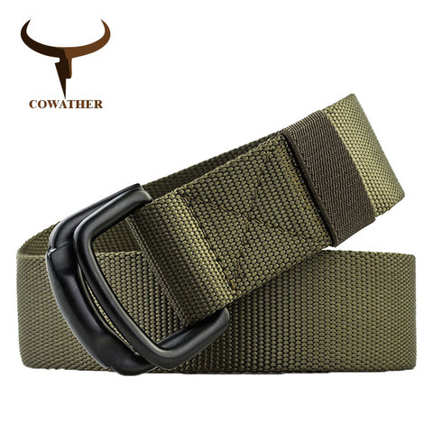 COWATHER men belts fashion nylon belts for men luxury military outdoor tactical male strap newest alloy buckle waistband NY010 ► Photo 1/6