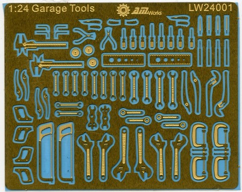 1:24 Scale Mechanic Tools Connectionless Photoetch ► Photo 1/3