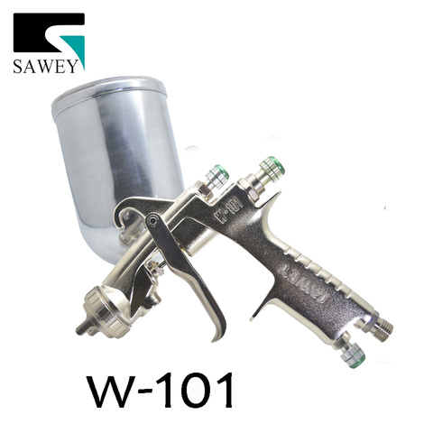 SAWEY W-101 Paint Spray Gun Gravity Feed Basecoat Sprayer Pistol,1.0/1.3/1.5/1.8mm,FREE SHIPPING ► Photo 1/1