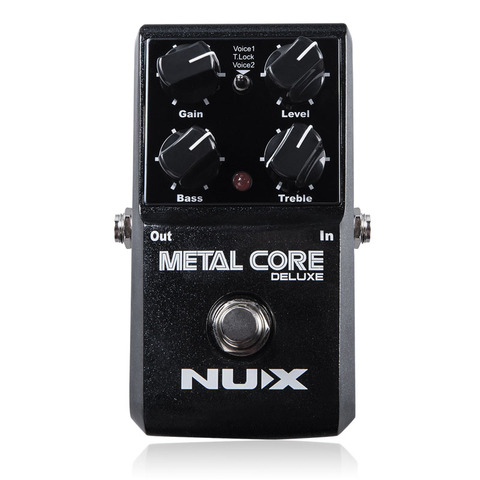 NUX Metal Core Distortion Effect Pedal True Bypass Guitar Effects Pedal 2-Band EQ Tone Lock Preset Function ► Photo 1/4