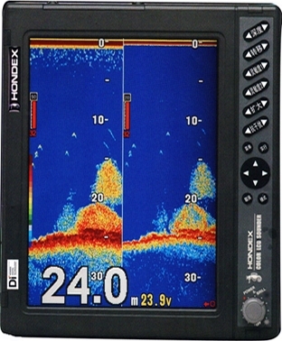 Authentic Japanese  (HONDEX) 10.4 -inch color LCD HE-775-Di dual fish finders with  transducer ► Photo 1/4