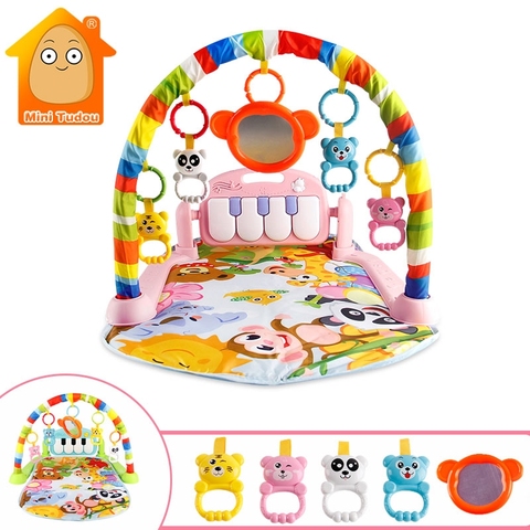 Baby Play Music Mat Carpet Toys Kid Crawling Play Mat Game Develop Mat with Piano Keyboard Infant Rug Early Education Rack Toy ► Photo 1/6
