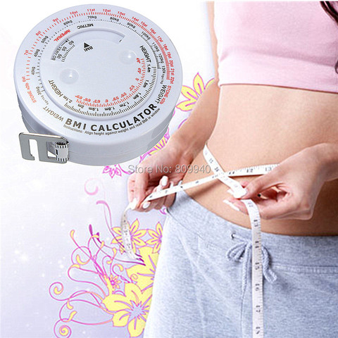 3 Pieces/lot BMI Measure Tape Calculator Health Tape Measure For
