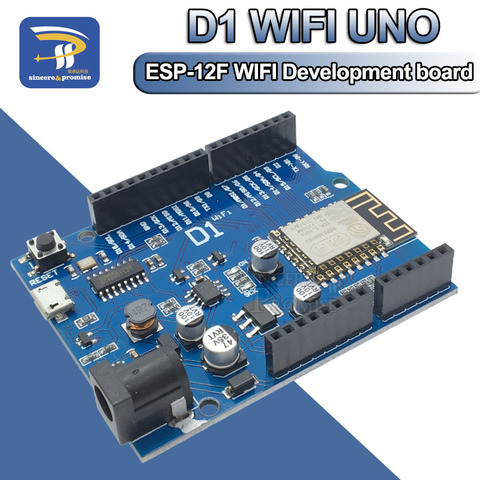 ESP-12F 12E WeMos D1 WiFi UNO Based ESP8266 shield For Arduino R3 Development board Compatible IDE ► Photo 1/6
