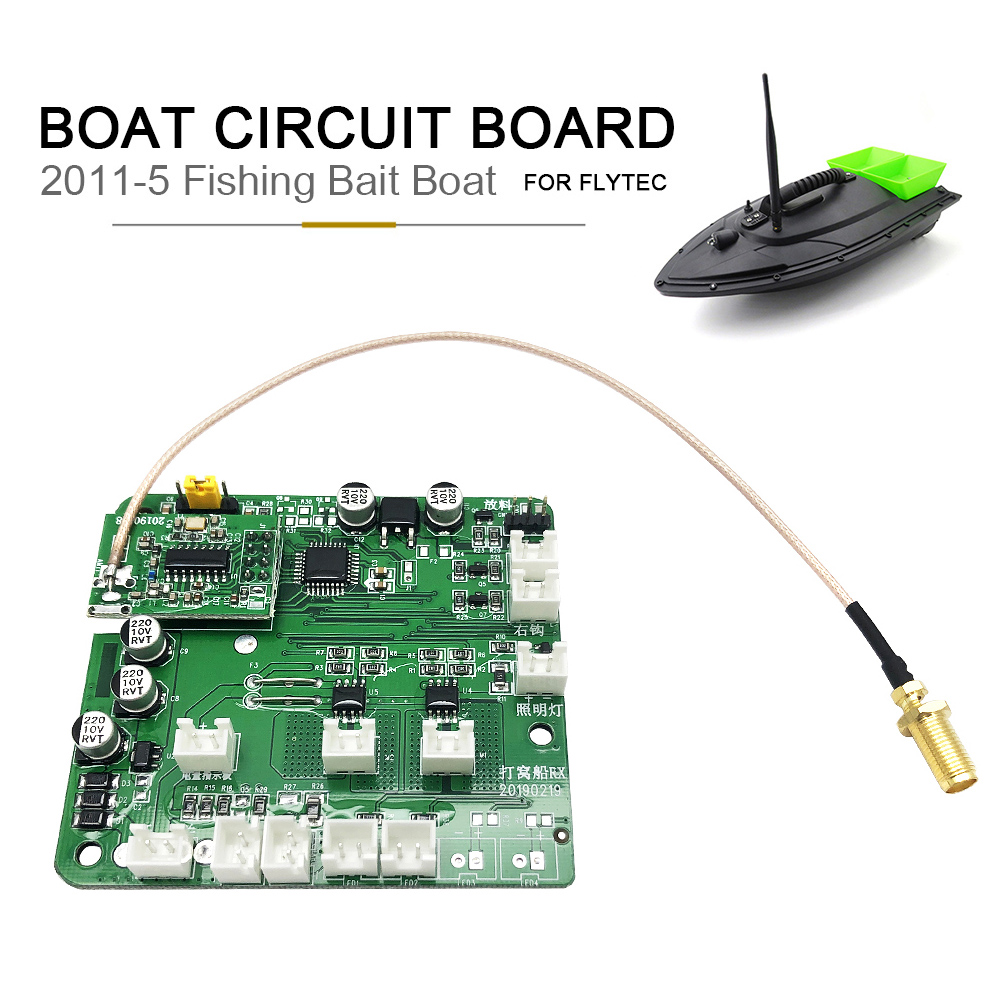 KONGZIR Circuit Board Boat 2011-5.011 for 2011-5 Fishing Bait Boat Downloaded