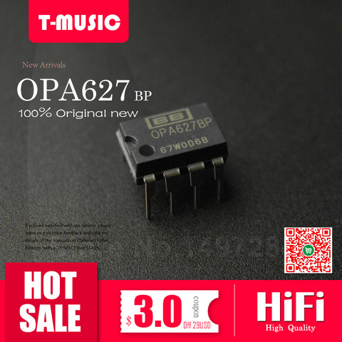 HiFi DAC Op-amp OPA627 OPA627BP Single op-amp for Upgrade AD797 / LME49710 / NE5534 op-amps ► Photo 1/3