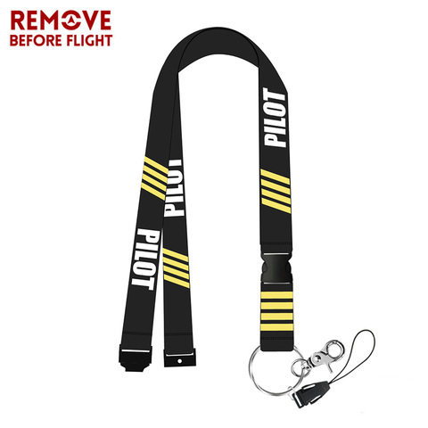 New Mobile Phone Straps PILOT Lanyard For Pass Gym Mobile USB Badge Holder ID Badge Holders Co-Pilot Lanyards Phone Neck Strap ► Photo 1/6