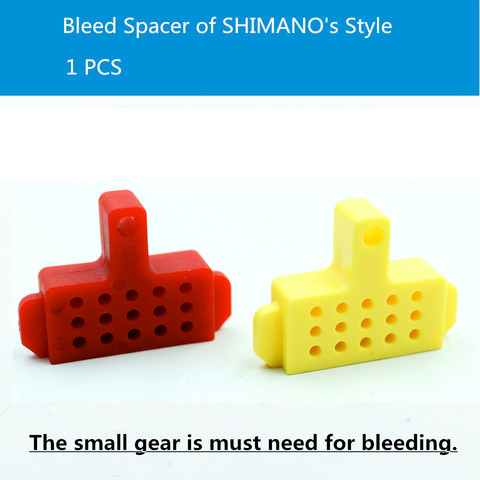 Hydraulic Disc Brake Bleed Spacer, for shimano brake system, Bleed Tool, 1 PCS, Red color ► Photo 1/6