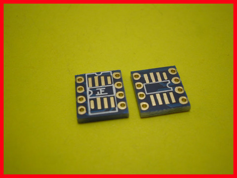 Free Shipping! 20pcs AD797 OPA627 SMD Single Op-Amp turn Dual Op Amp DIP adapter plate OP673 ► Photo 1/3