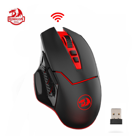 Redragon M690-1 Gaming Mouse Wireless Adjustable Mice 8 Buttons 2400DPI 2.4GHz for MMO Pro Gamers PC Laptop for LOL ► Photo 1/1