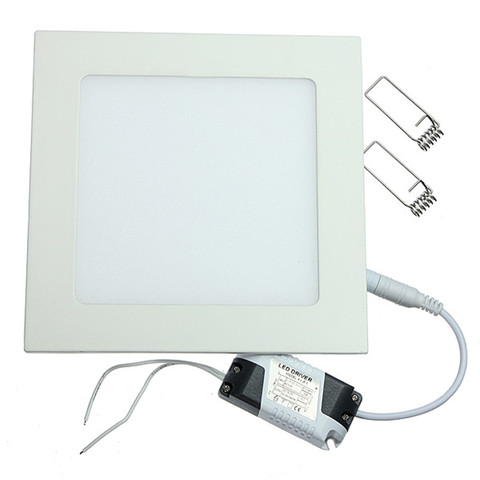 25W Square LED Panel Light Recessed Kitchen Bathroom Ceiling Lamp AC85-265V LED Downlight Warm White/Cool White Free shipping ► Photo 1/6