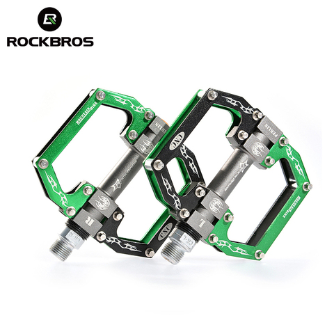 ROCKBROS Cycling MTB Ultralight Bike Bicycle Pedals Mountain Road Bike Part Pedals Aluminum Alloy 3 Styles Bicycle Hollow Pedals ► Photo 1/6