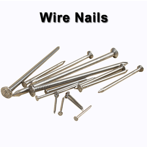 30-500pcs Wire Nails Flat Head Carbon Steel Hardware Nail Diameter 1mm, 1.5mm, 2mm, 2.5mm, 3mm, 3.5mm, 4mm ► Photo 1/6