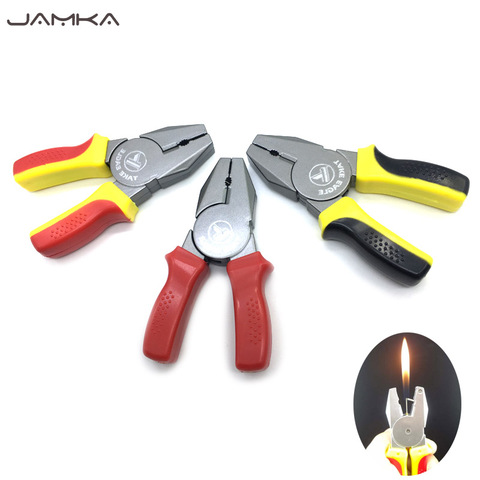 Creative Mini Pliers tools Fire Refillable Cigarette Lighter Butane Gas Ornaments Toy Lighter Home Decoration Good For Gift ► Photo 1/6