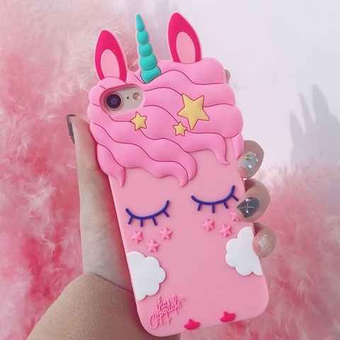 Buy Online For Iphone 5s Se Unicorn Phone Cases For Iphone X 8 8plus 7 7plus 6 6s 6plus Cute Cartoon Horse Soft Back Case Cover Girl Case Alitools