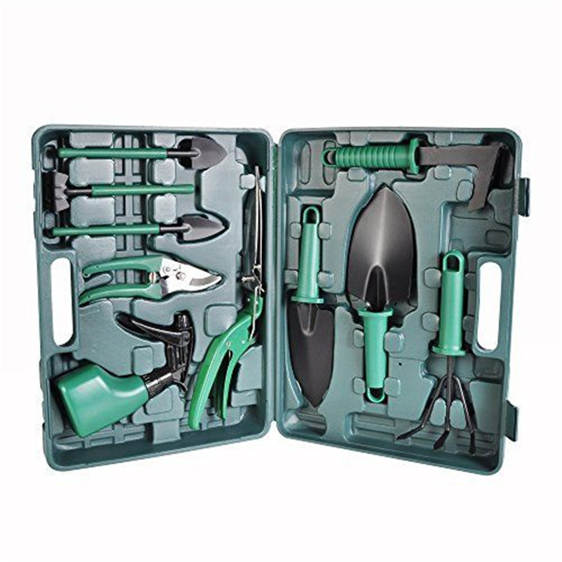 5/10Pcs Garden Tool Set Gardening Tools Gift Kit Non-Slip Handle with Tote Box 