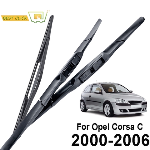 Misima Windshield Windscreen Wiper Blades For Opel Corsa C Hatchback 2000 2001 2002 2003 2004 2005 2006 Front Rear Wiper ► Photo 1/6