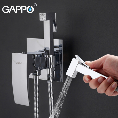 GAPPO Bidet Faucets shower hygienic mixer toilet bidet muslim shower anal cleaning ass bidet dusche shattaf toilet faucet ► Photo 1/6