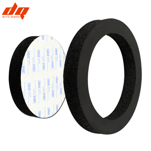 2pcs 6.5 Inch Car Speaker Sponge Washer Door Sound Insulation Cotton Audio Coaxial Speakers Sealed Soundproof Self Adhesive Ring ► Photo 1/6