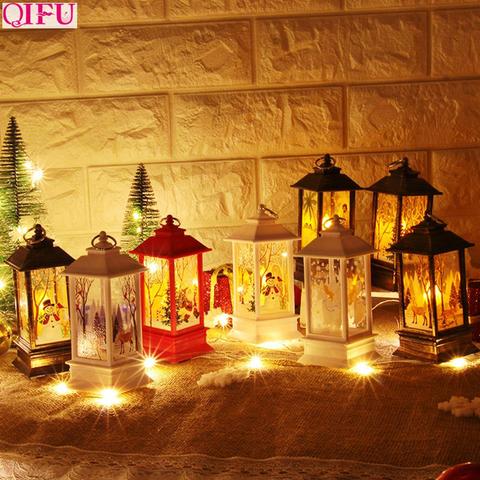 QIFU Santa Claus Snowman Light Merry Christmas Decor for Home 2022 Christmas Ornaments Tree Navidad Noel Xmas Gift New Year 2022 ► Photo 1/6
