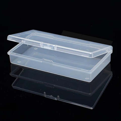 1pc Small plastic box rectangular transparent 12.2*6.2*2.3cm PP Storage Collections Container Box Case Sundries plastic box ► Photo 1/5