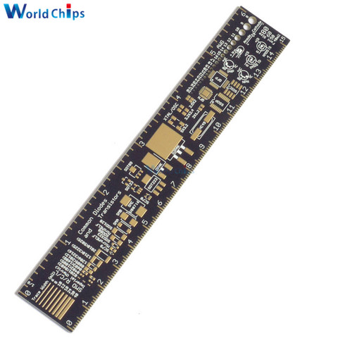 PCB Ruler For Electronic Engineers For Geeks Makers For Arduino Fans PCB Reference Ruler PCB Packaging Units v2 - 6 ► Photo 1/6