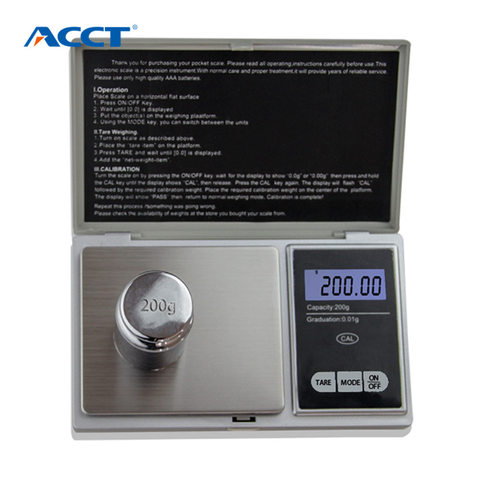 Precision Digital Scales 100g x 0.01g Reloading Powder Grain Jewelry Carat Black With Three Weighing Modes ► Photo 1/6