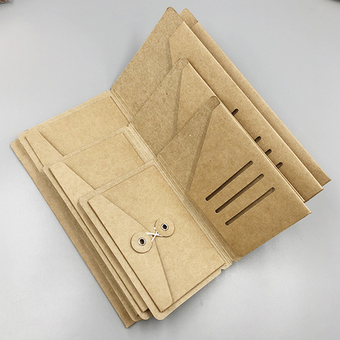 Fromthenon Kraft Paper Envelope Tickets Cards storage bag For Midori Travelers Notebook Diary Refills Retro Planner Accessories ► Photo 1/6