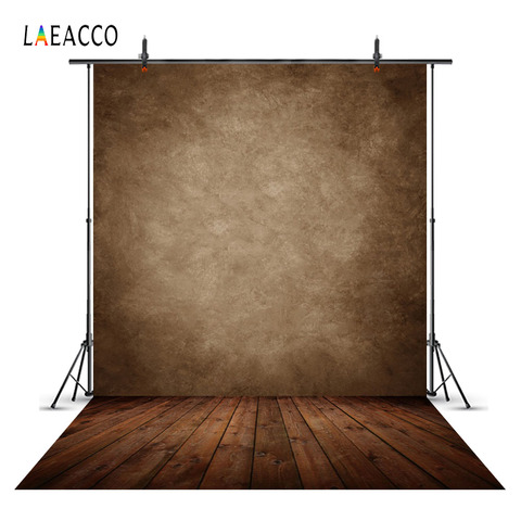 Laeacco Grunge Gradient Wooden Floor Solid Vintage Portrait Photographic Backgrounds For Photography Backdrops For Photo Studio ► Photo 1/6