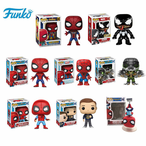 Funko POP #222 #259 #220 SPIDER-MAN #82 Venom Pop animation Action Figure  Collection Model Toys For Movie Fans Birthday Present - Price history &  Review | AliExpress Seller - Usopp Anime Club Store 