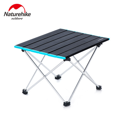 Naturehike Camping Table Ultralight Portable Folding Camping Table Collapsible Roll Up Aluminium Foldable Fishing Table ► Photo 1/6