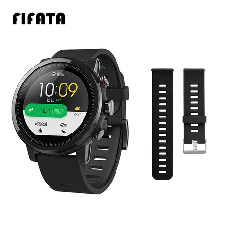 FIFATA For Huami Stratos Band Silicone Strap For Xiaomi Amazfit Stratos 2 2S 3 Pace GTR 47mm GTR 2 Watch Replacement Bracelet ► Photo 1/6