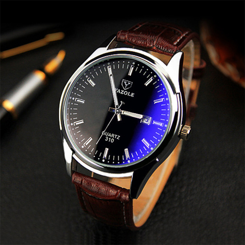 Relogio Masculino 2022 Brand Yazole Watch Business Belt Men's Watch Calendar Fashion Quartz Watch Unique Leisure Leather Watches ► Photo 1/6