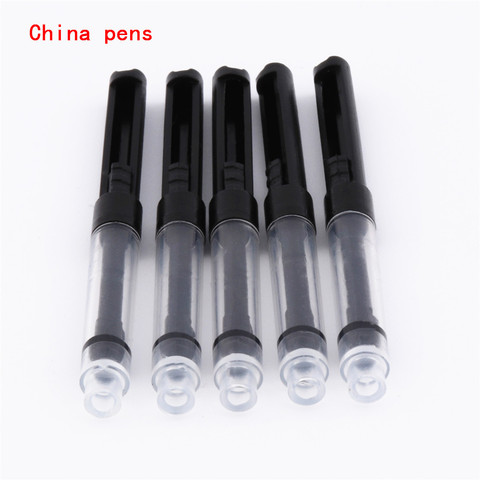 5pcs Universal Fountain Pen Small Black Ink Converter pump Cartridges  Refill Converter ► Photo 1/6