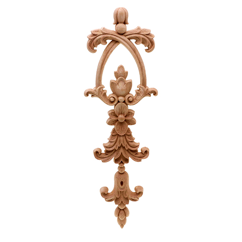 European applique solid wood long piece home decoration carve patterns or designs on woodwork accessories ► Photo 1/6