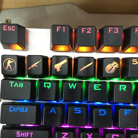 SIANCS DIY CS GO Gaming keycaps Key Button CSGO key caps game keycap Game Accessories Mercy ABS Cap for Mechanical keyboard ► Photo 1/6