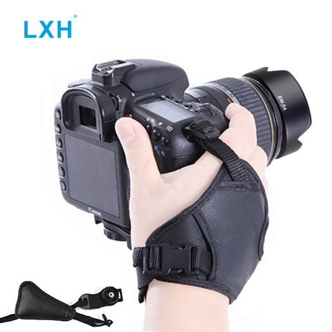 LXH DSLR Camera Hand Grip Wrist Strap with 1/4 Screw Mount for Canon Nikon Sony Olympus Pentax Fujifilm Camera Grip Strap ► Photo 1/6