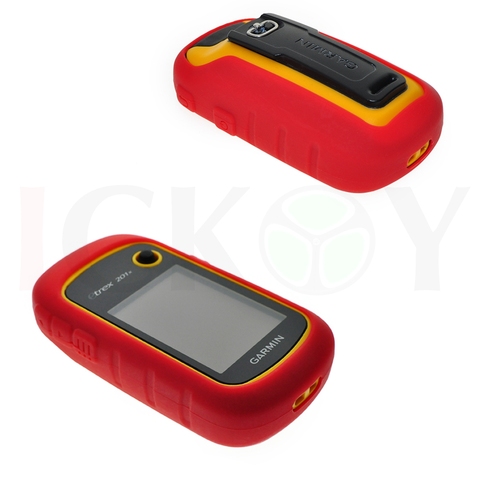 Outdoor Hiking Handheld GPS Protect Red Silicon Rubber Case Skin for Garmin GPS Navigator eTrex 10 20 30 10x 20x 30x 201 ► Photo 1/5