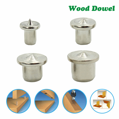 LAVIE 4pcs Woodworking Log Locator Dowel Furniture Positioning Tools Tenon Top Logs Wooden Pin Center Punch Accessories DB05005 ► Photo 1/3