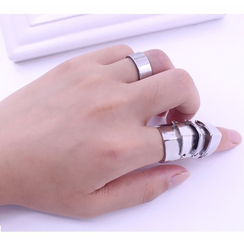 The Latest Fashion Trend Retro Punk Style Creative Personality Armor Ring Men And Women Can Wear Jewelry Holiday Gift Boutique ► Photo 1/6
