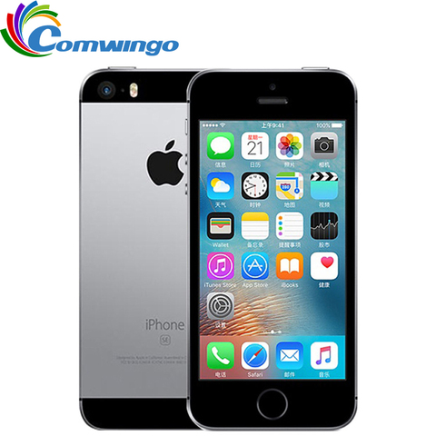 Original Unlocked Apple iPhone SE 2GB RAM 16G/32G/64GB ROM Mobile Phone A9 iOS 9 Dual Core 4G LTE 4.0'' Fingerprint Smartphone ► Photo 1/6