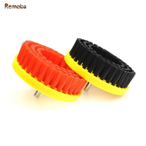 110mm*M10 Drill Power Scrub Clean Brush for Cleaning Leather Plastic Wooden Furniture Floor Car interiors ► Photo 1/4