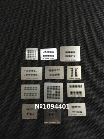 12pcs*   DDR1  DDR2  DDR3  DDR4  DDR5  BGA  Stencil Template ► Photo 1/1