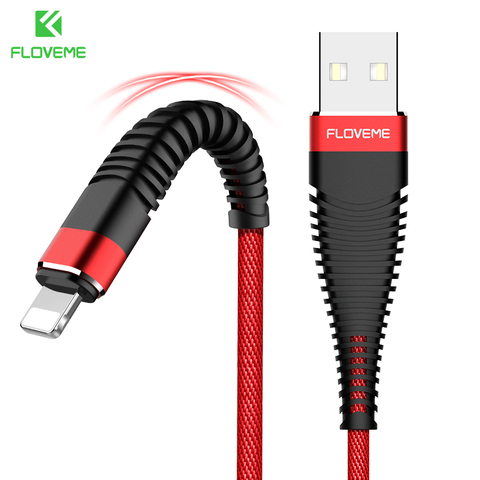 FLOVEME Fast Charging For Apple iPhone X Xs Max Xr 7 8 Plus 6s 6 5s Usb Cable Charger data sync Mobile Phone Cables Wire Adapter ► Photo 1/6