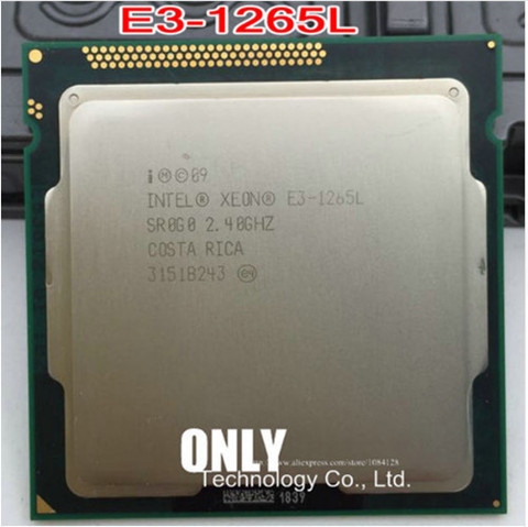 Free shipping Xeon Cpu E3-1265L 2.4GHz 45W LGA1155 E3 1265L Cpu Processor For HP MicroServer Gen8 Better than E3-1260L ► Photo 1/1