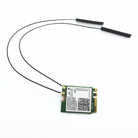A pair of IPEX MHF4 2. 4/5G wifi antennas for Intel 7260 7265 8260 8265 AC N5321 EM7345 GOBI5000 NGFF card 18.5cm/7.2 inches ► Photo 1/4