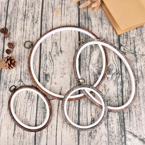 12-29cm Practical Embroidery Hoops Frame Set Bamboo Wooden Embroidery Hoop Rings for DIY Cross Stitch Needle Craft Tools ► Photo 1/6