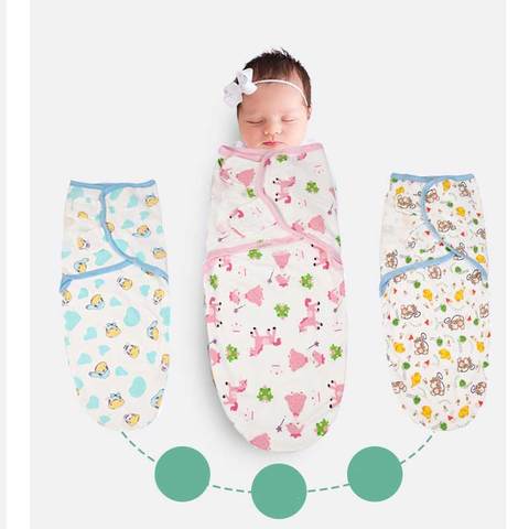 Newborn baby swaddle wrap parisarc 100% cotton soft infant newborn baby products Blanket & Swaddling Wrap Blanket Sleepsack ► Photo 1/6