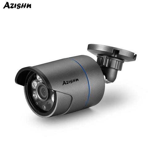 AZISHN 5MP POE IP Camera H.265 Hi3516EV300 DSP Outdoor Waterproof Cam Motion Dectection ONVIF DC12V/48V POE Module Optional ► Photo 1/6