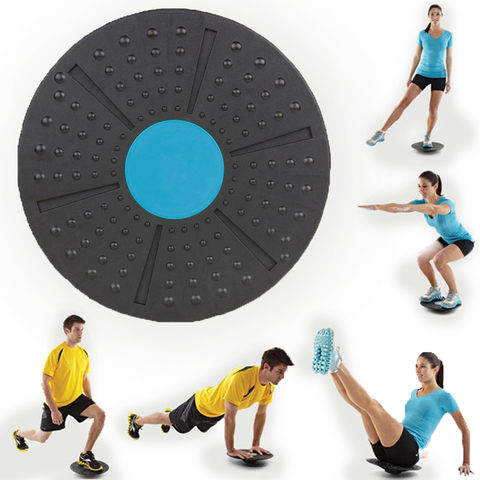 Yoga Balance Board Fitness 360 Degree Fitness Rotation Massage Stability Disc Round Plates Board Gym Waist Twisting Exerciser ► Photo 1/4